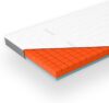Genius eazzzy Premium Cube Topper – 120 x 200 cm, Höhe 9 cm, ergonomischer Matratzentopper,