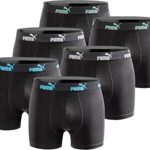 PUMA Boxershort 6er Pack Herren Basic Black Limited Edition
