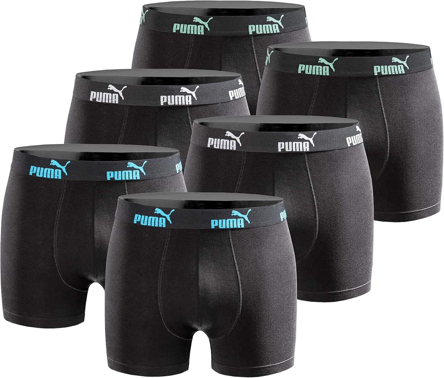 PUMA Boxershort 6er Pack Herren Basic Black Limited Edition