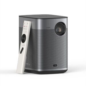 XGIMI Halo+ GTV 1080P Tragbarer Beamer, Google TV mit lizenziertem Netflix, 700 ISO Lumen,