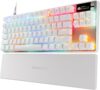 SteelSeries Apex Pro TKL Gen 3 Weiß – HyperMagnetic Gaming Tastatur – OmniPoint 3.0 Switches