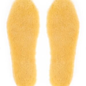 riemot Echte Lammfell Einlegesohlen für Herren Winter Warme Schaffell Einlegesohlen Weiche