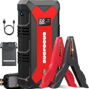 Starthilfe Powerbank für pkw, 4000A Auto Starthilfe Powerbank 12V (Bis zu 9L Benzin/8.5L