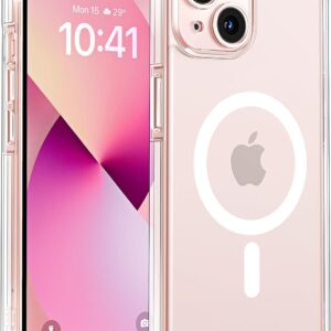 TOCOL für iPhone 13 Hülle für Magsafe, Vollständiger Kameraschutz Nie Vergilbung Stoßfest