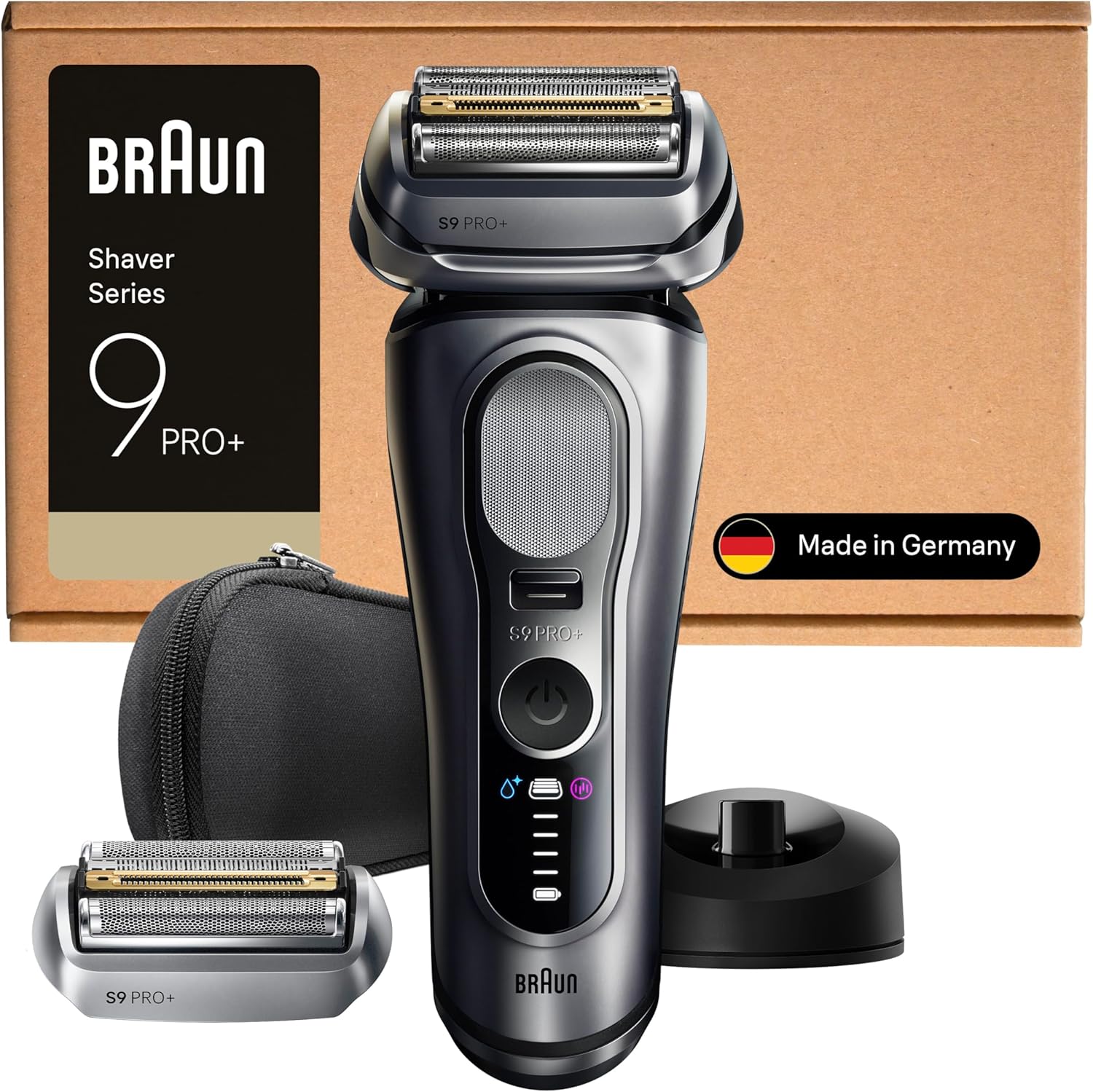 Braun Series 9 PRO+ Elektrorasierer Herren, 5+1 Ultradünne Präzisionsklingen,