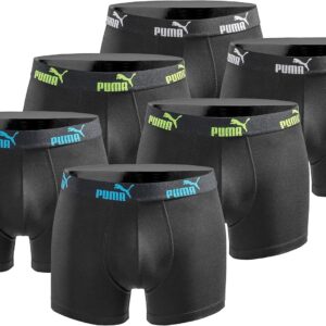 PUMA Boxershort 6er Pack Herren Basic Black Limited Edition