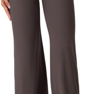 Nahtlose Straight Leggings Damen Hohe Taille Flared Leggings Yoga Hosen Sport Yoga Legging