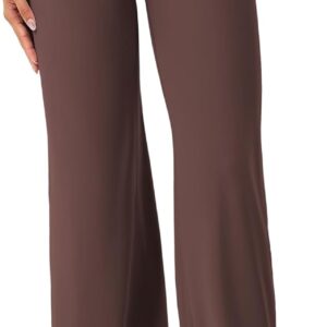 Nahtlose Straight Leggings Damen Hohe Taille Flared Leggings Yoga Hosen Sport Yoga Legging