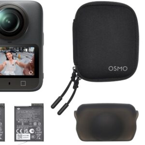 DJI Osmo 360 Essential Combo, 360 Kamera mit 1-Zoll 360° Aufnahmen, Natives 8K 360° Video,