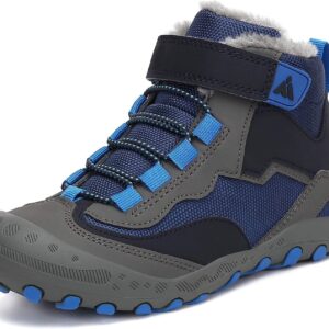 Mishansha Kinder Winterschuhe Gefüttert Winterstiefel für Jungen Mädchen Gr.24-38