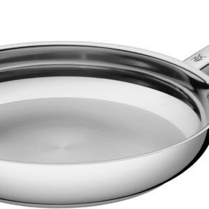 WMF Profi Bratpfanne 28 cm Induktion, Edelstahlpfanne unbeschichtet, Cromargan Edelstahl,