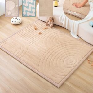 Wolkenweiche Spielmatte Baby 200x150x2,5cm, bögen – Teppich für Kinderzimmer mit