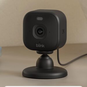 Blink Mini 2K+ (neueste Generation) Überwachungskamera für den Innenbereich|