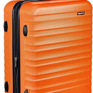 Amazon Basics Erweiterbarer Hartschalenkoffer – ABS-Reisegepäck mit 4 Spinner-Doppelrollen –