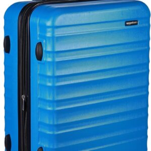 Amazon Basics Erweiterbarer Hartschalenkoffer – ABS-Reisegepäck mit 4 Spinner-Doppelrollen –