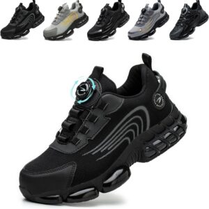 Arbeitsschuhe Herren Damen Sicherheitsschuhe Stahlkappenschuhe Sportlich Atmungsaktiv