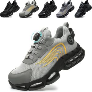 Arbeitsschuhe Herren Damen Sicherheitsschuhe Stahlkappenschuhe Sportlich Atmungsaktiv