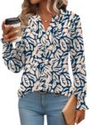 Rapbin Bluse Damen V-Ausschnitt Knopfleiste T-Shirt Tunika Kurzarm Top Sommer Oberteile