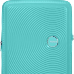 American Tourister Soundbox – Spinner S Erweiterbar Handgepäck, 55 cm, 35.5/41 L, Blau