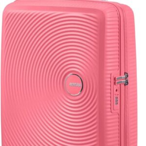American Tourister Soundbox – Spinner S Erweiterbar Handgepäck, 55 cm, 35.5/41 L, Rosa (Sun