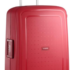 Samsonite S’Cure – Spinner M Koffer, M (69 cm), 79 L, Rot (Crimson Red)
