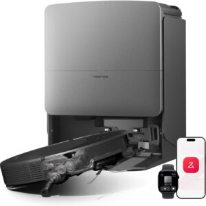 roborock Saros 20 Saugroboter mit Wischfunktion&angebbarem Wischmopp, AdaptiLift Chassis