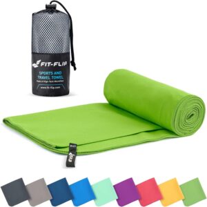 Fit-Flip Mikrofaser Handtuch schnelltrocknend für Fitness, Sport & Sauna