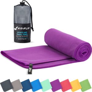 Fit-Flip Mikrofaser Handtuch schnelltrocknend für Fitness, Sport & Sauna