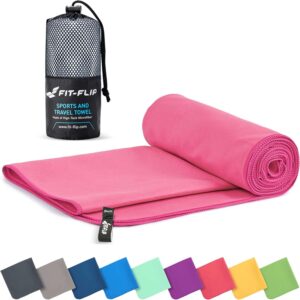 Fit-Flip Mikrofaser Handtuch schnelltrocknend für Fitness, Sport & Sauna