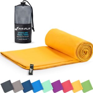 Fit-Flip Mikrofaser Handtuch schnelltrocknend für Fitness, Sport & Sauna