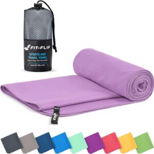 Fit-Flip Mikrofaser Handtuch schnelltrocknend für Fitness, Sport & Sauna