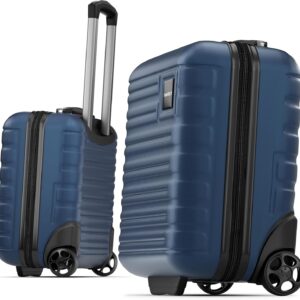Travely Premium Handgepäck Koffer 40x30x20cm – passend für Ryanair, Lufthansa, Eurowings und