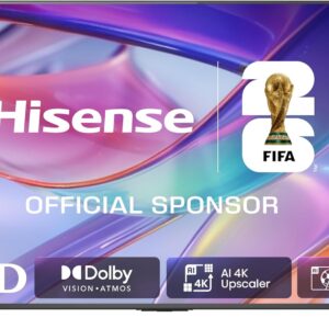 Hisense 50E7DS Fernseher 50 Zoll, 4K UHD QLED, Smart TV, Hi View AI Engine, 60Hz Game Mode
